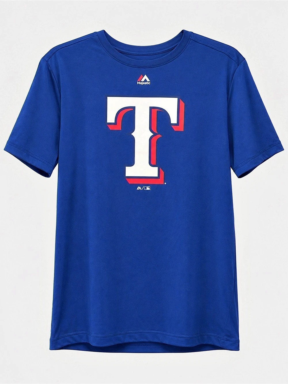 Majestic Men'Small Texas Rangers Jersey Blue & Red Size Small